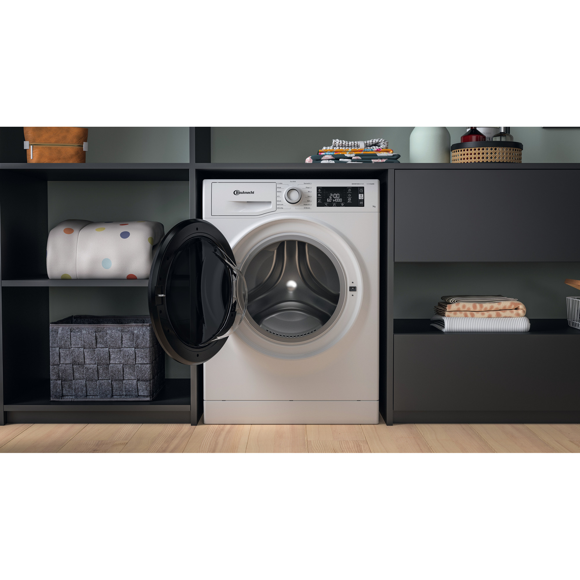 BAUKNECHT WM ELITE 722 C Waschmaschine (7 kg, 1351 U/Min., D)
