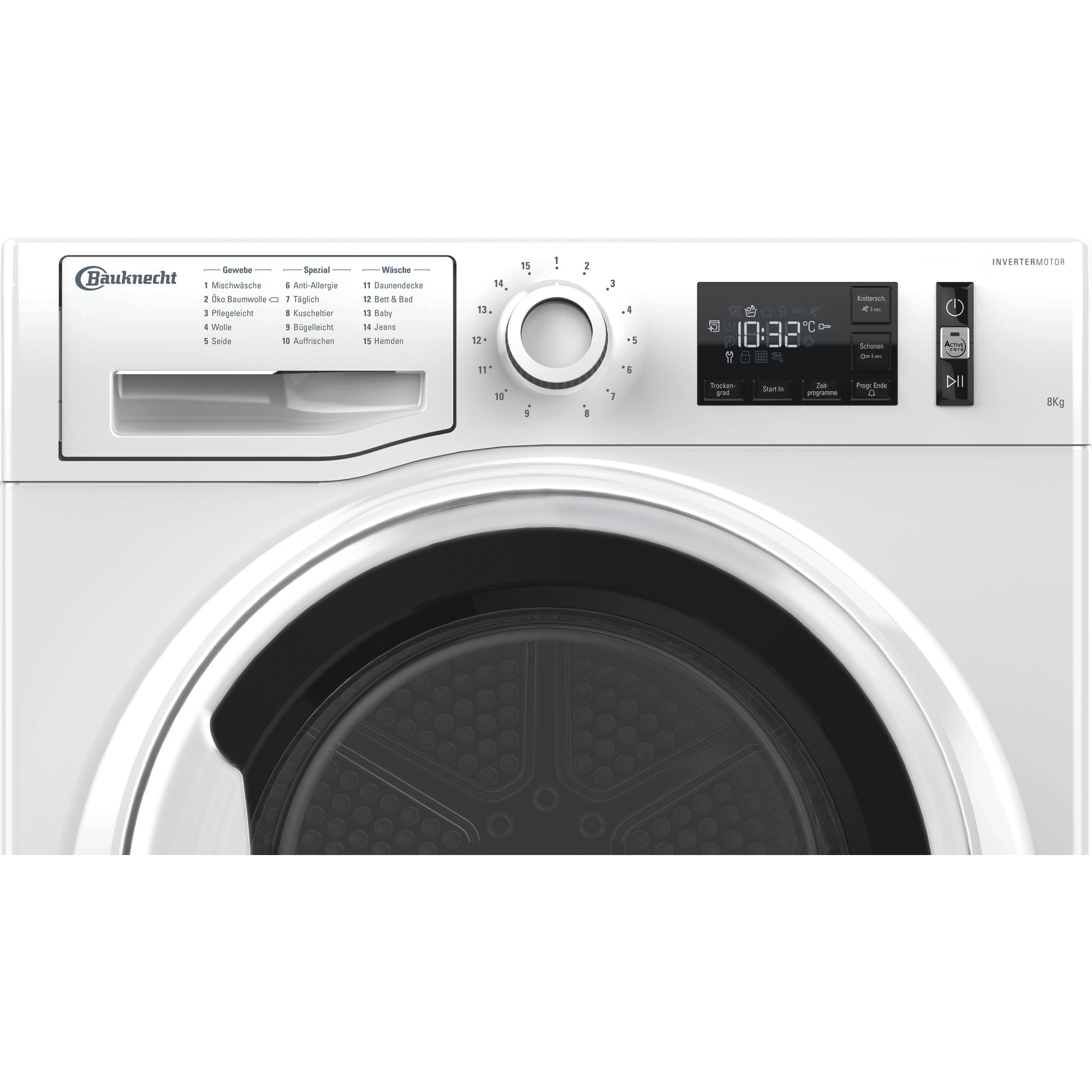 BAUKNECHT T SENSE M11 8X3WK DE Wärmepumpentrockner (8 kg, A+++, Weiß)