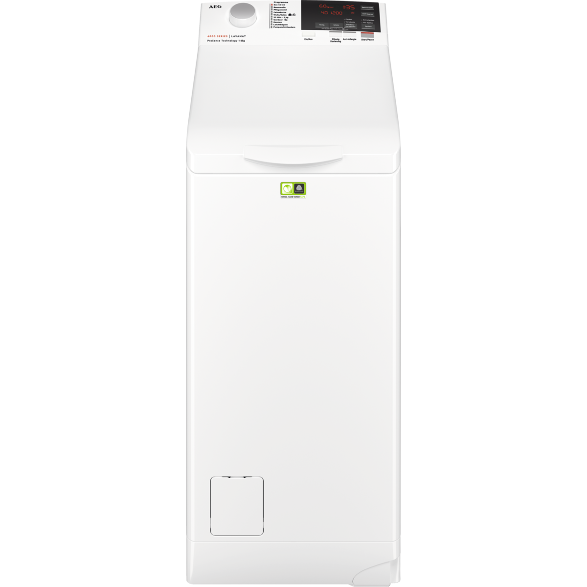 6000 1151 Waschmaschine ProSense mit Mengenautomatik (6,0 D) AEG U/Min., kg, Serie L6TB64260