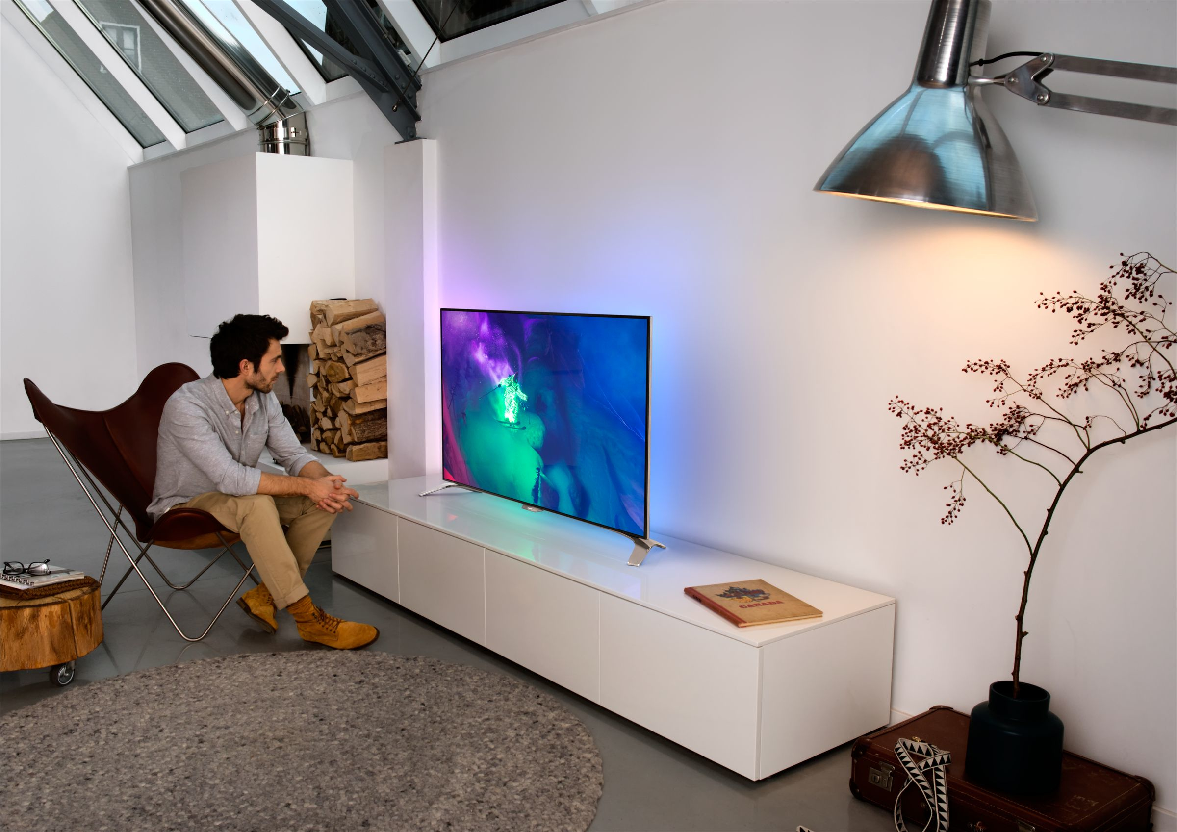 Philips Tv Led 55" - Philips55Pus9109/12, Smart Tv Android, 4K, 3D