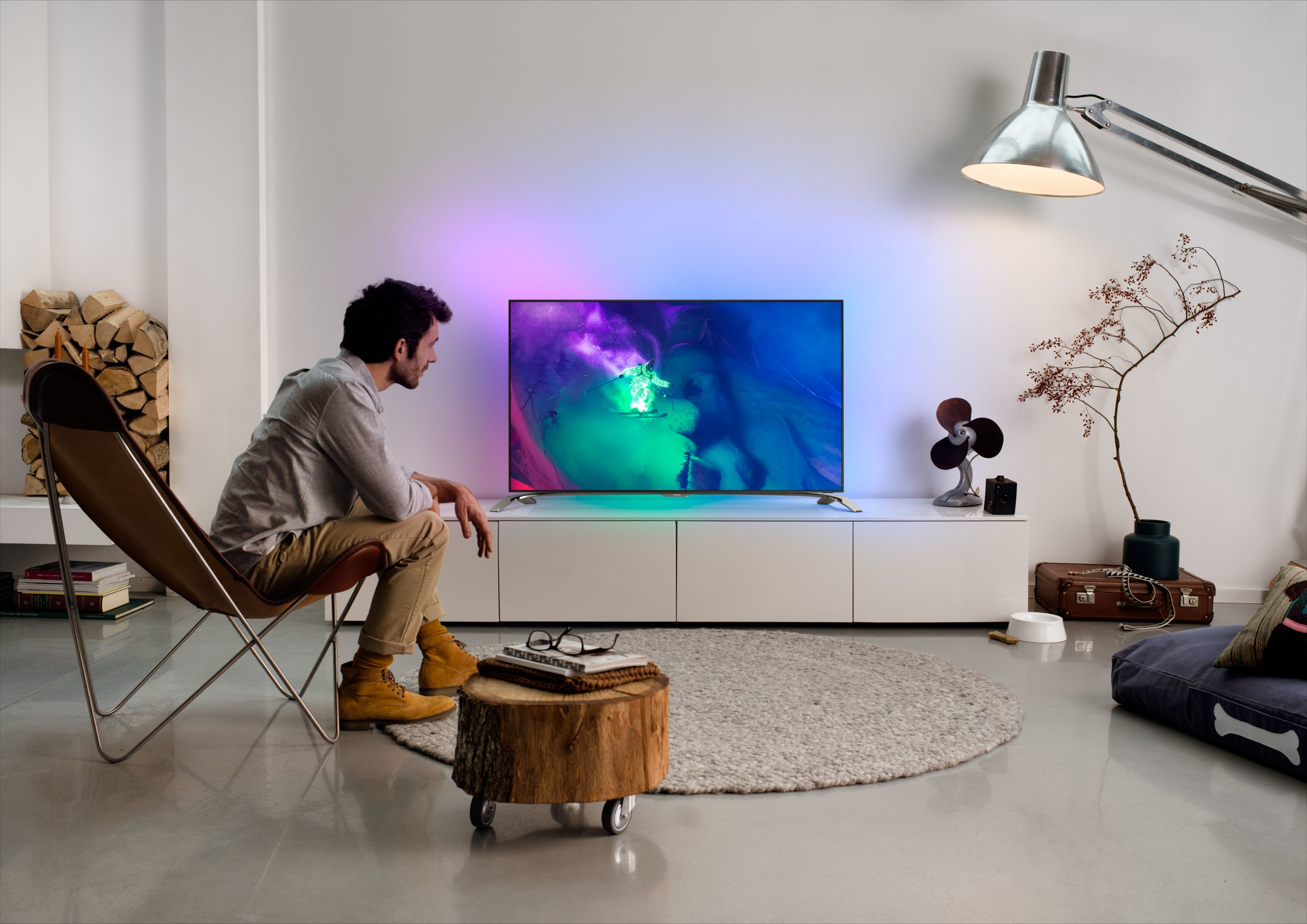 Philips Tv Led 55" - Philips55Pus9109/12, Smart Tv Android, 4K, 3D