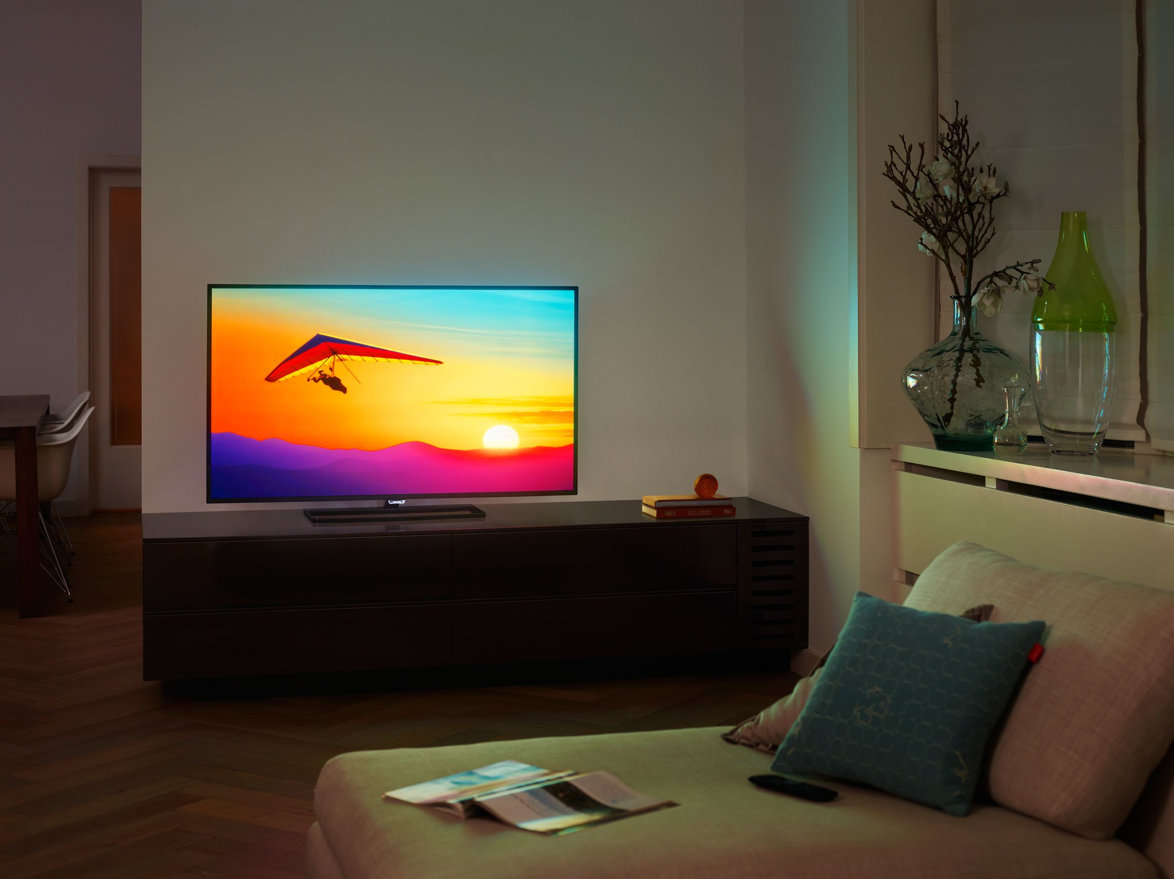 TV LED 40" reacondicionado - Philips 40PUH6400, UHD 4K, Smart TV Android, Dual Core
