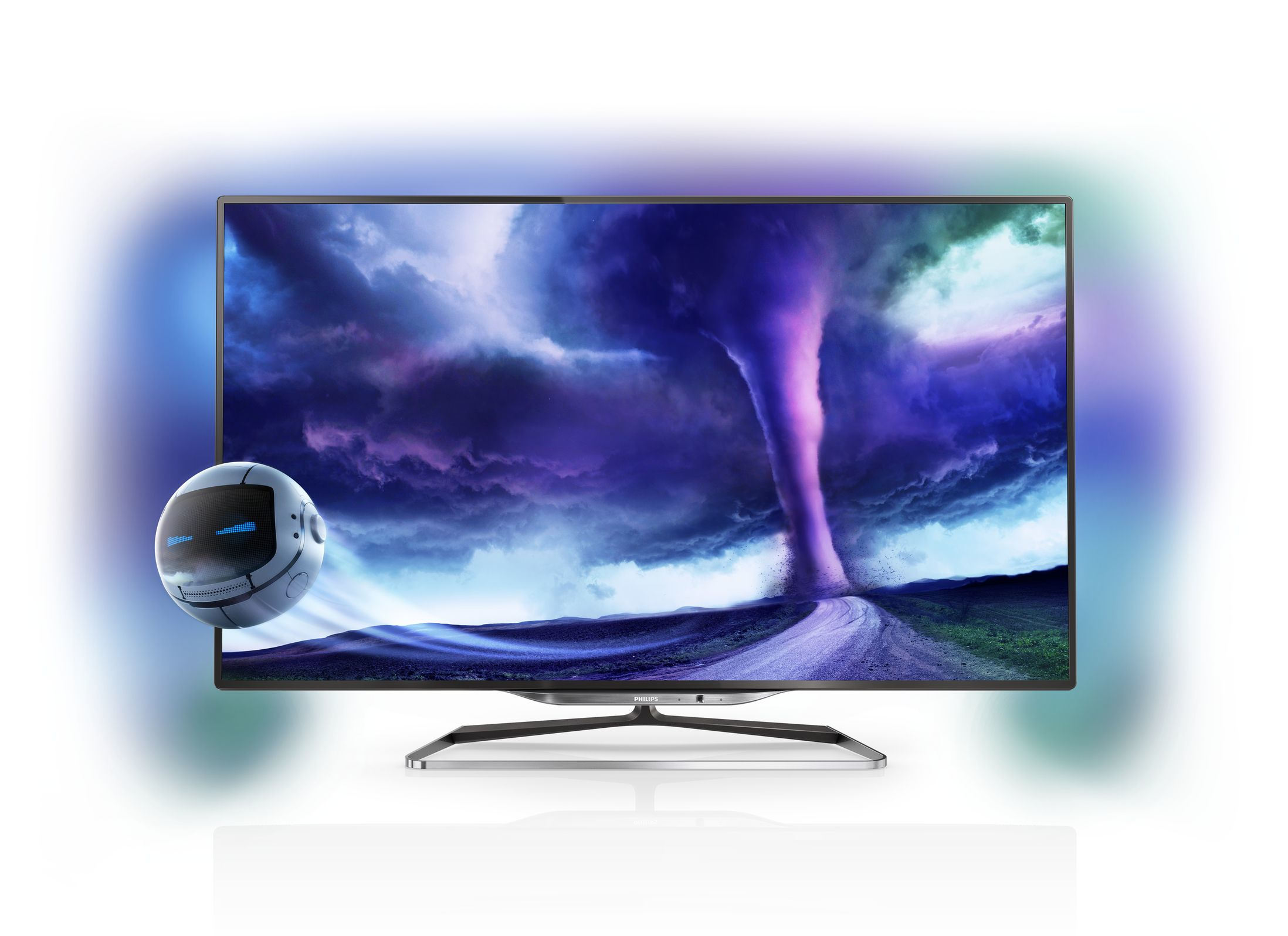 TV LED 40" - Philips 40PFL8008K/12 Smart TV, WiFi, 3D, 1400Hz