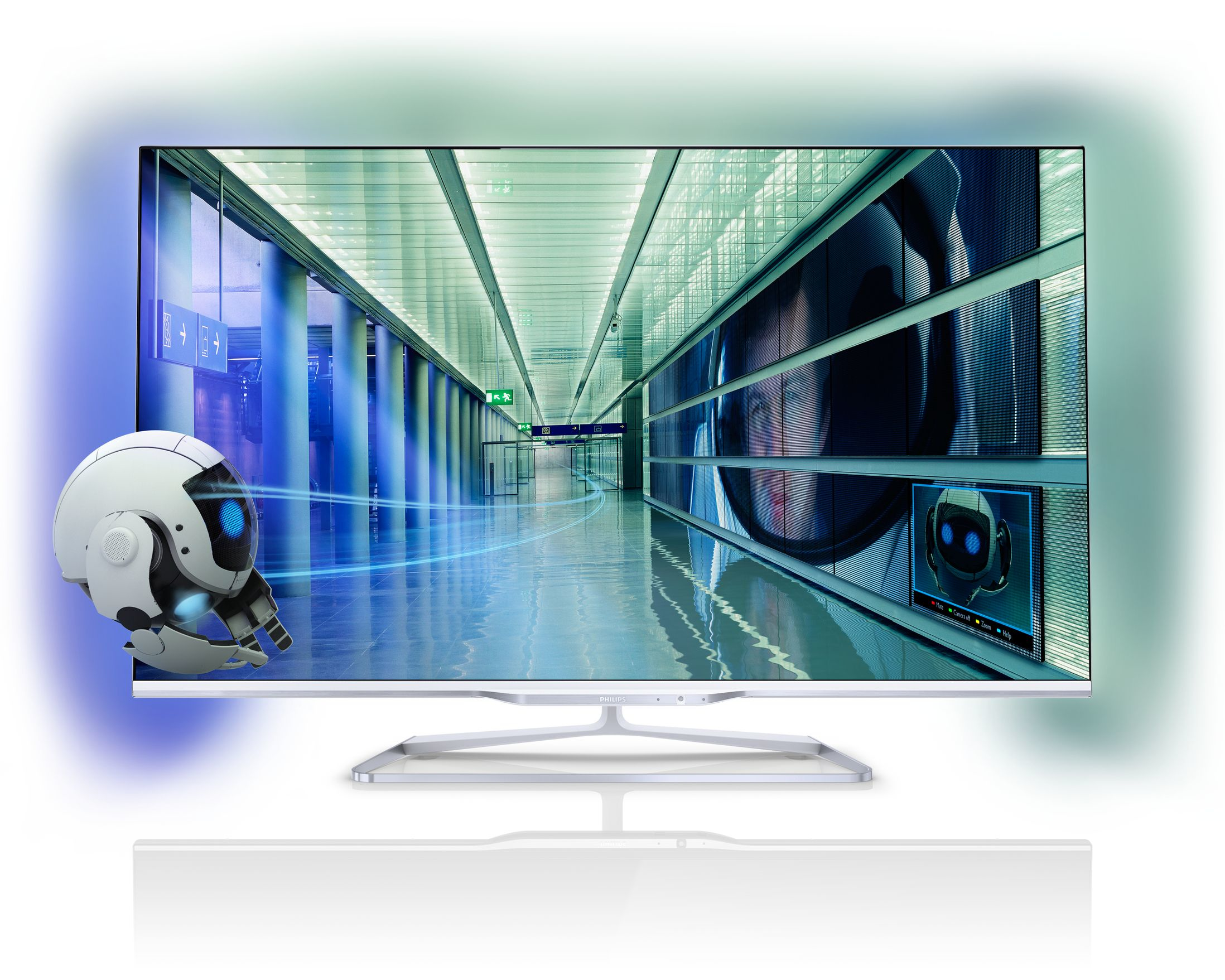 TV LED 42" - Philips 42PFL7108K/12 Smart TV, WiFi, 3D, 700Hz