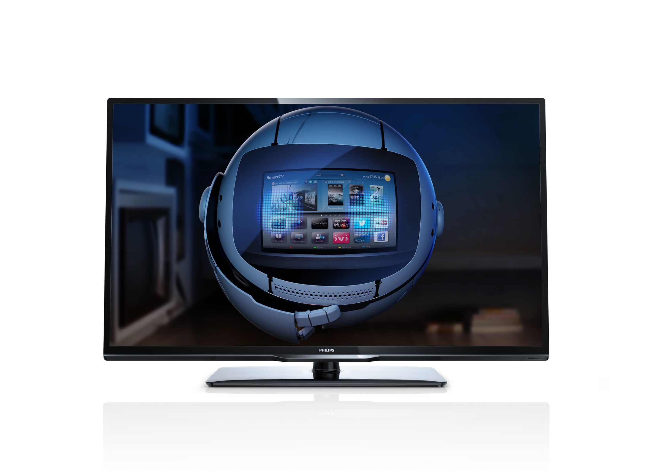TV LED 42" - Philips 42PFL3208 Smart TV, 100Hz