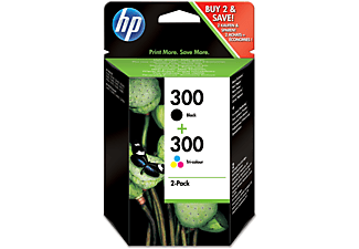 HP 300 Zwart/3-kleuren Combopack (HP83898)