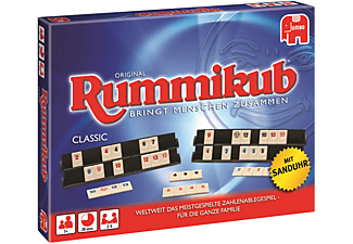 JUMBO Rummikub Classic Familie inkl. Sanduhr Gesellschaftsspiel Mehrfarbig