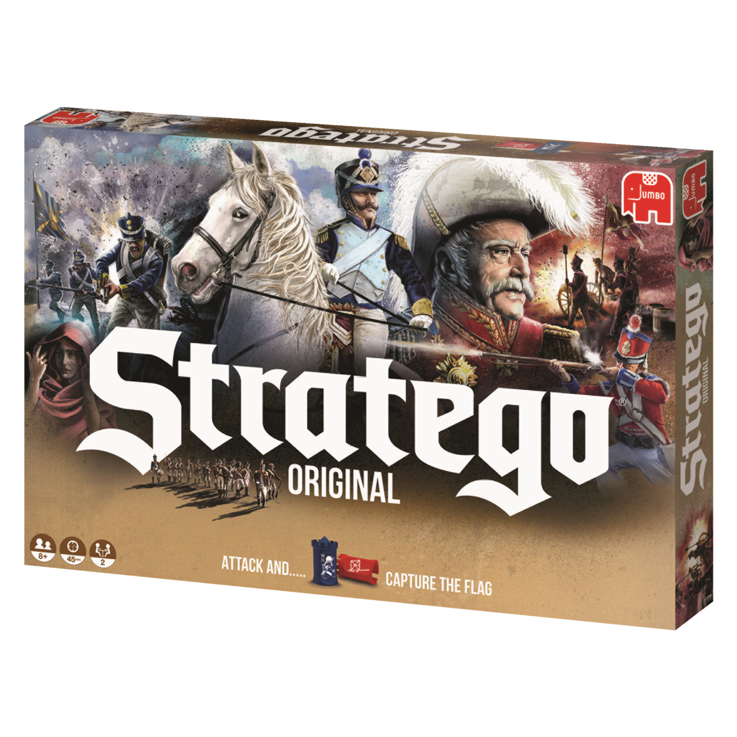 JUMBO Stratego Original Familienspiel Mehrfarbig