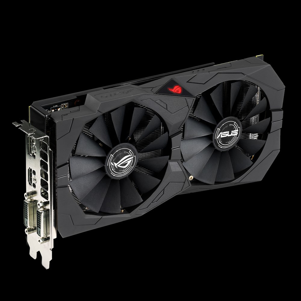 ASUS Radeon ROG-STRIX-RX570-O8G-GAMING 8GB (90YV0AJ8-M0NA00) (AMD, Grafikkarte)