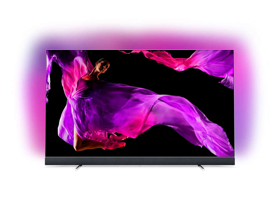 TV OLED 55" - Philips Android 55OLED903/12, UHD 4K, Ambilight 3 lados, P5, HDR Perfect, 4 HDMI