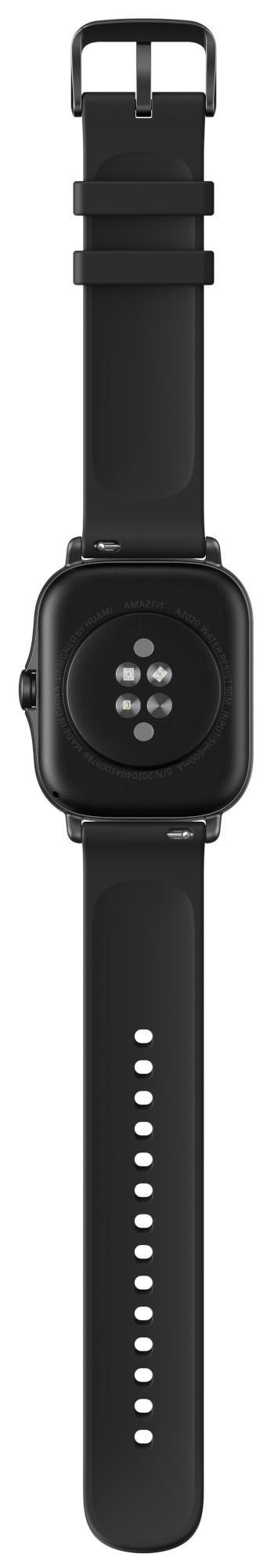AMAZFIT GTS 2E, Smartwatch, 75 mm + 100 mm, Midnight Black