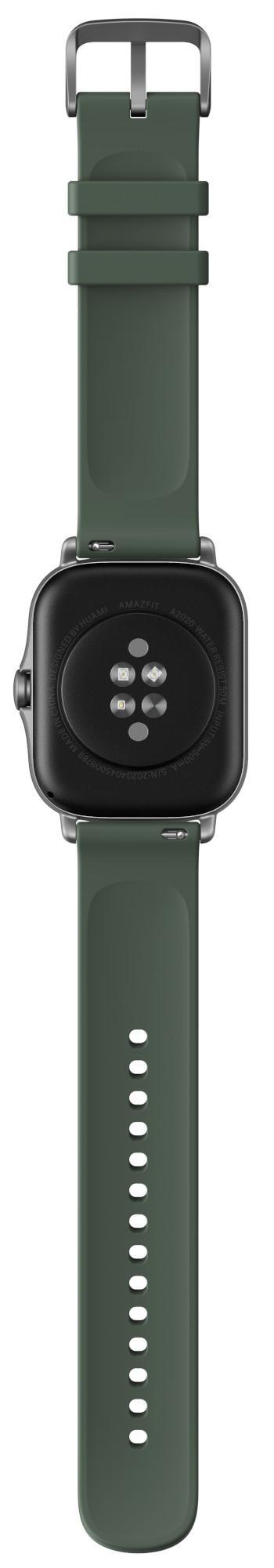 AMAZFIT GTS 2E, Smartwatch, 75 mm + 100 mm, Moss Green