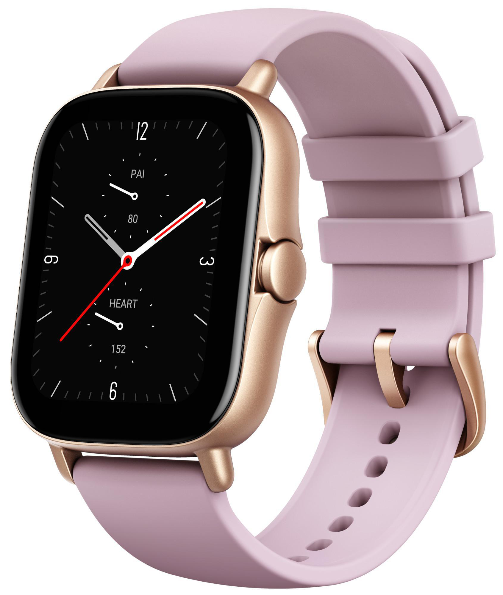 AMAZFIT GTS 2E, Smartwatch, 75 mm + 100 mm, Lilac Purple