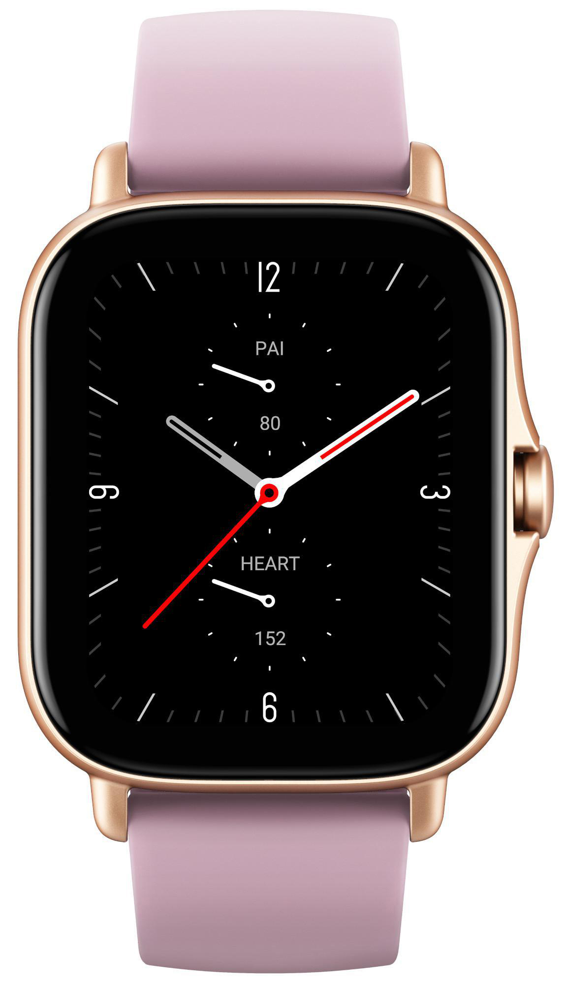 AMAZFIT GTS 2E, Smartwatch, 75 mm + 100 mm, Lilac Purple
