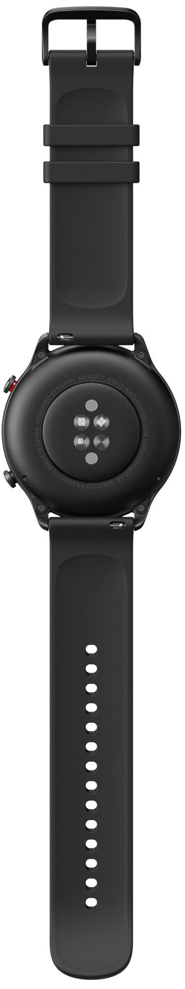 AMAZFIT GTR 2E, Smartwatch, 75 mm + 100 mm, Obsidian Black