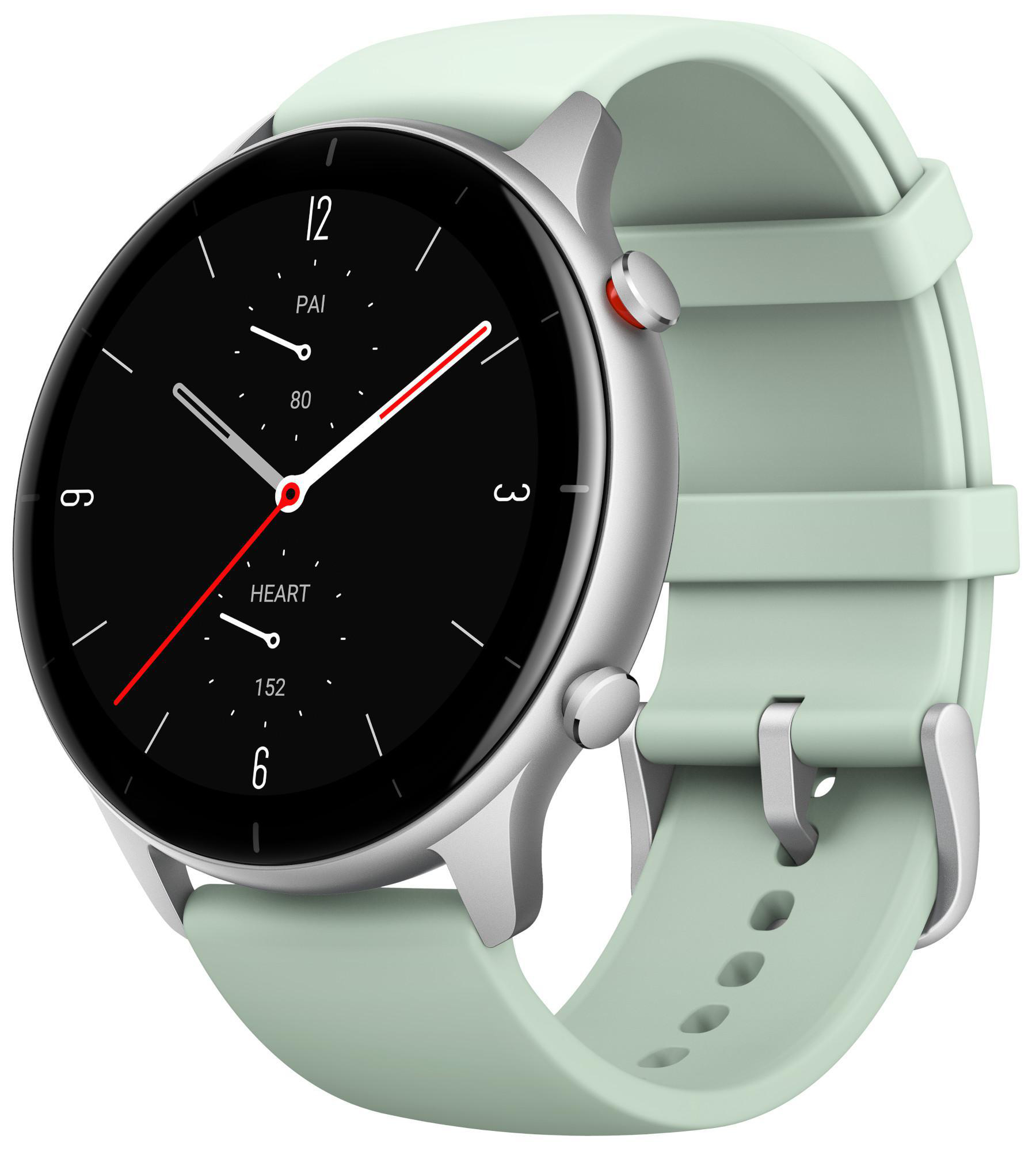 AMAZFIT GTR 2E, Smartwatch, 75 mm + 100 mm, Matcha Green