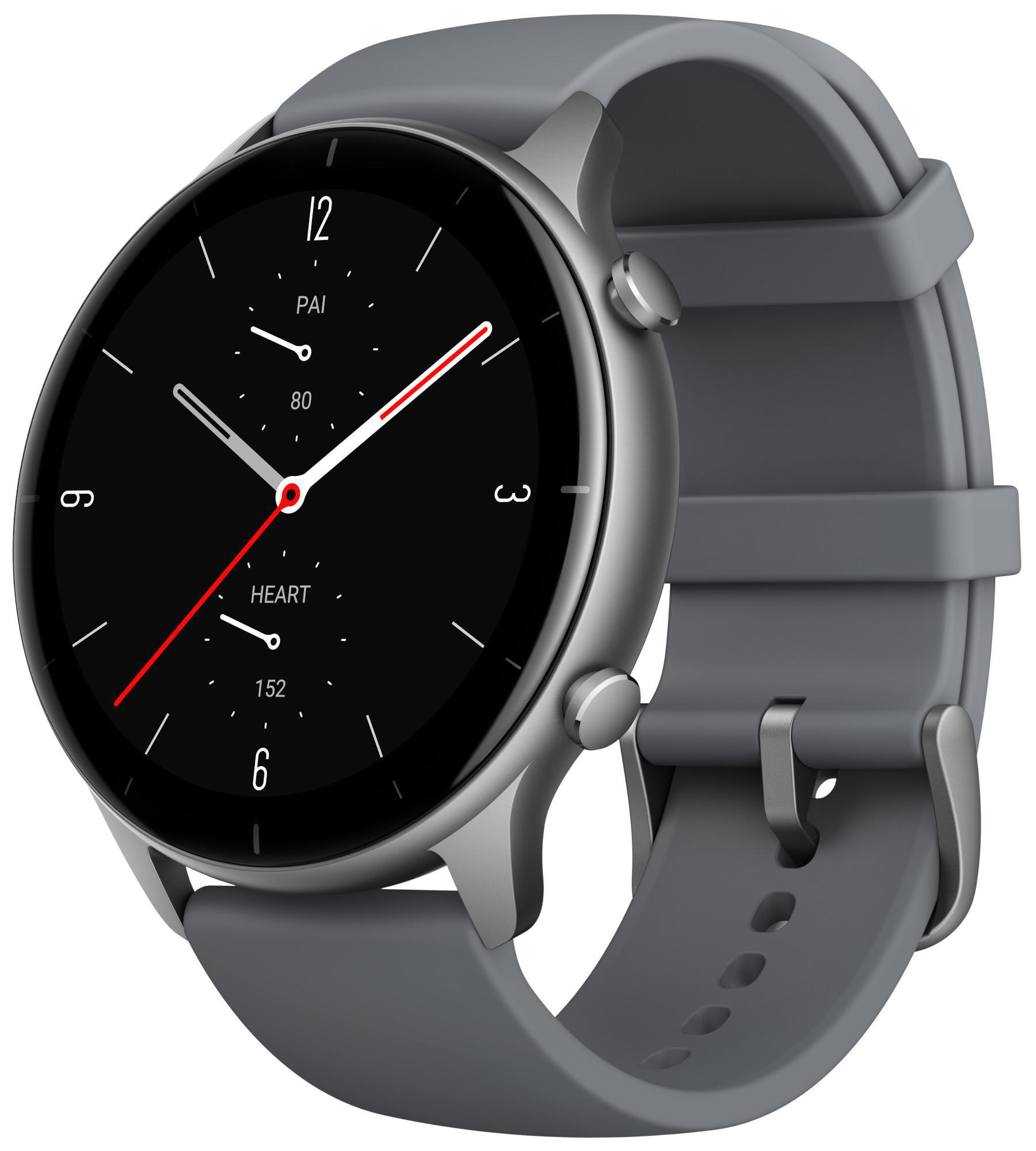AMAZFIT GTR 2E, Smartwatch, 75 mm + 100 mm, Slate Gray