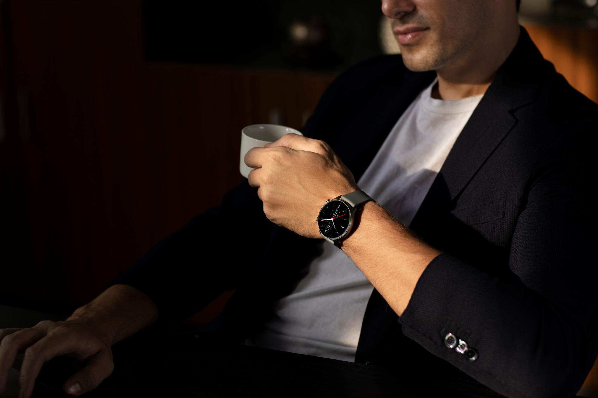 AMAZFIT GTR 2E, Smartwatch, 75 mm + 100 mm, Slate Gray