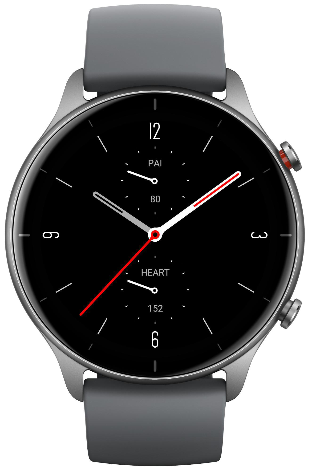 AMAZFIT GTR 2E, Smartwatch, 75 mm + 100 mm, Slate Gray