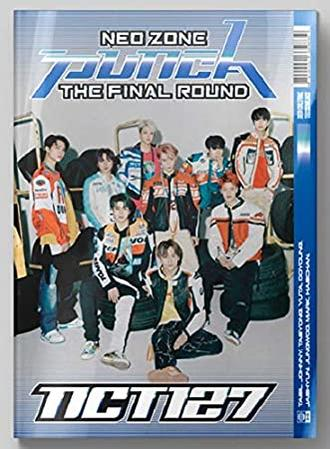 Album borító 12 fiúval versenyruhában, alul NCT 127 logóval.