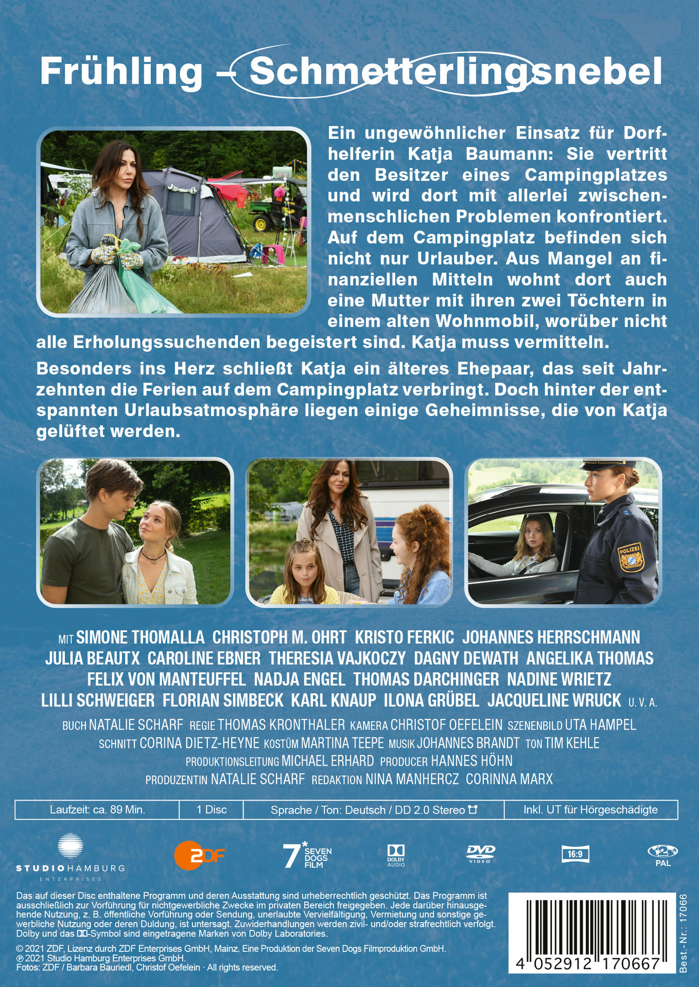 DVD-Hülle mit deutschem Text und einer Gruppe von Menschen auf einer grünen Wiese.