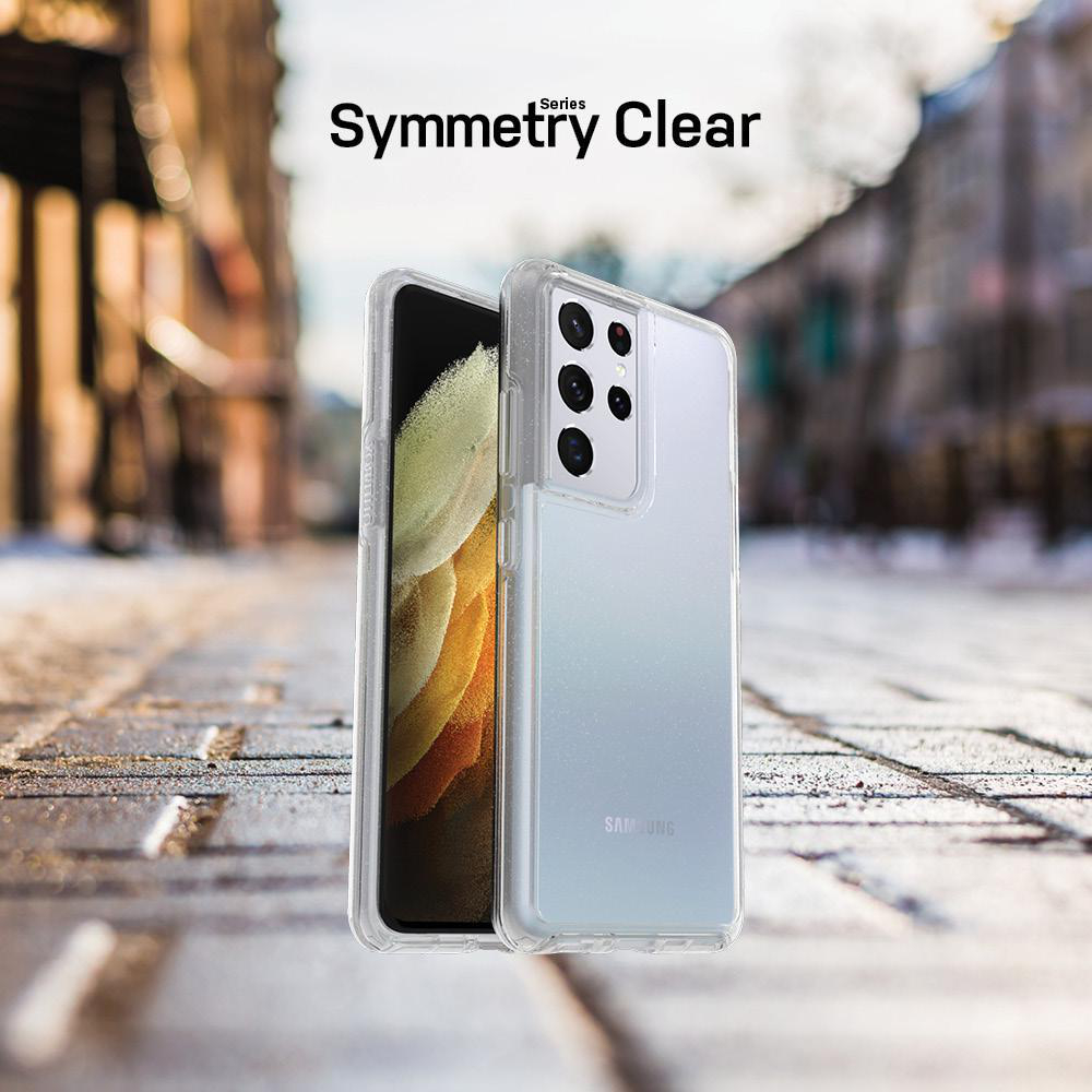 Symmetry Galaxy Samsung, Transparent/Sternenstaub Transparent, Ultra, Backcover, S21 OTTERBOX