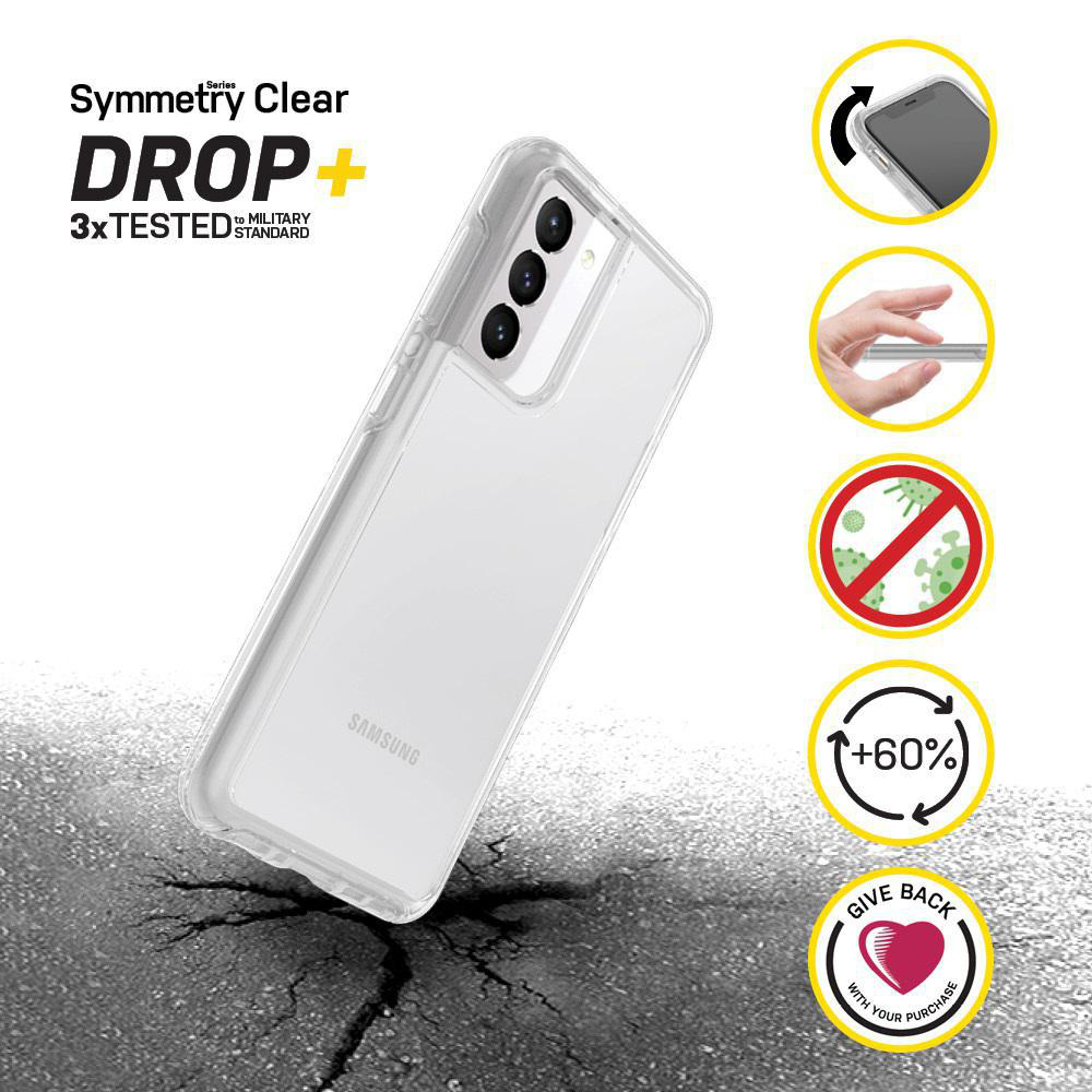 OTTERBOX Symmetry Transparent, Backcover, Samsung, Galaxy S21, Transparent