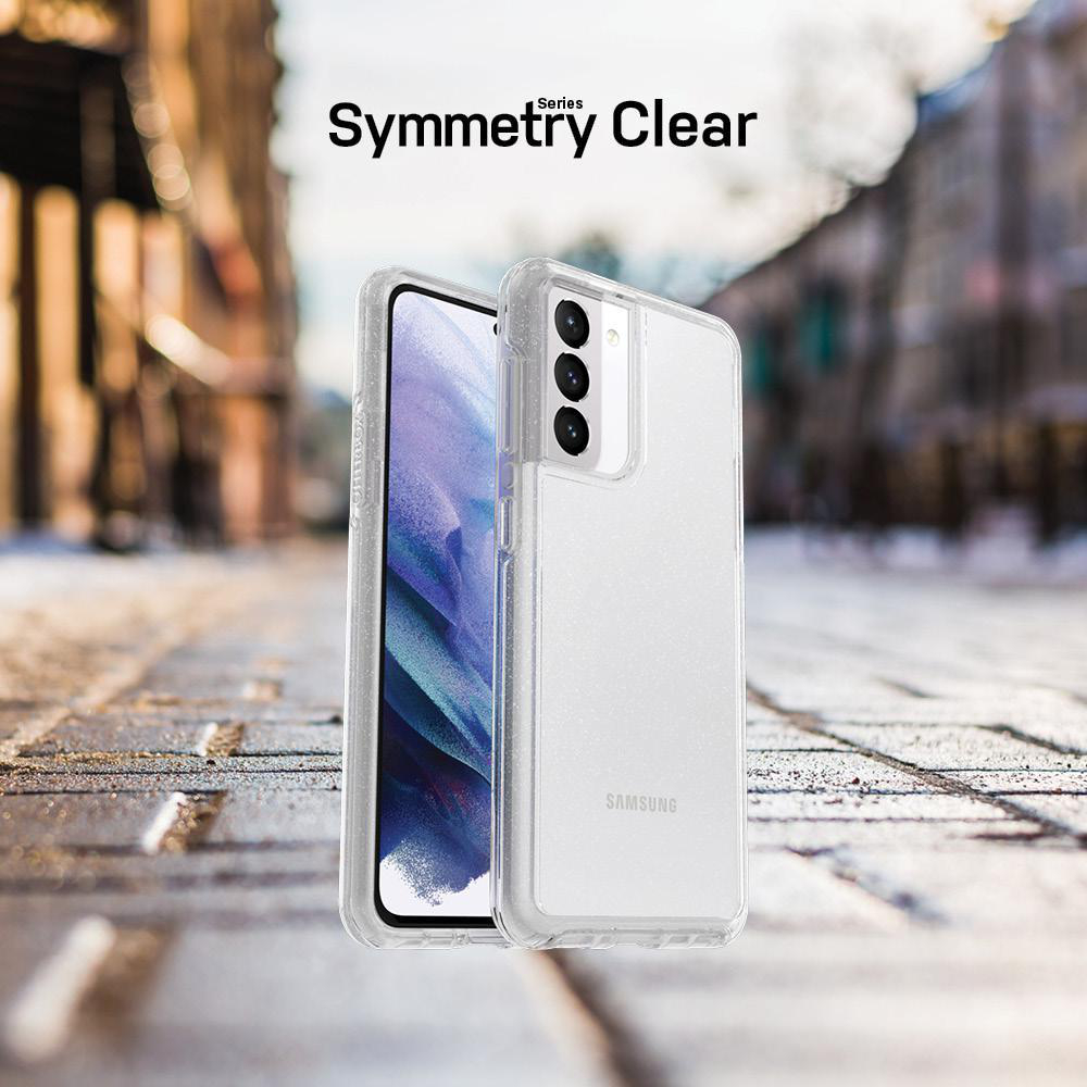 OTTERBOX Symmetry Transparent, Backcover, Samsung, Galaxy S21+, Transparent/Sternenstaub