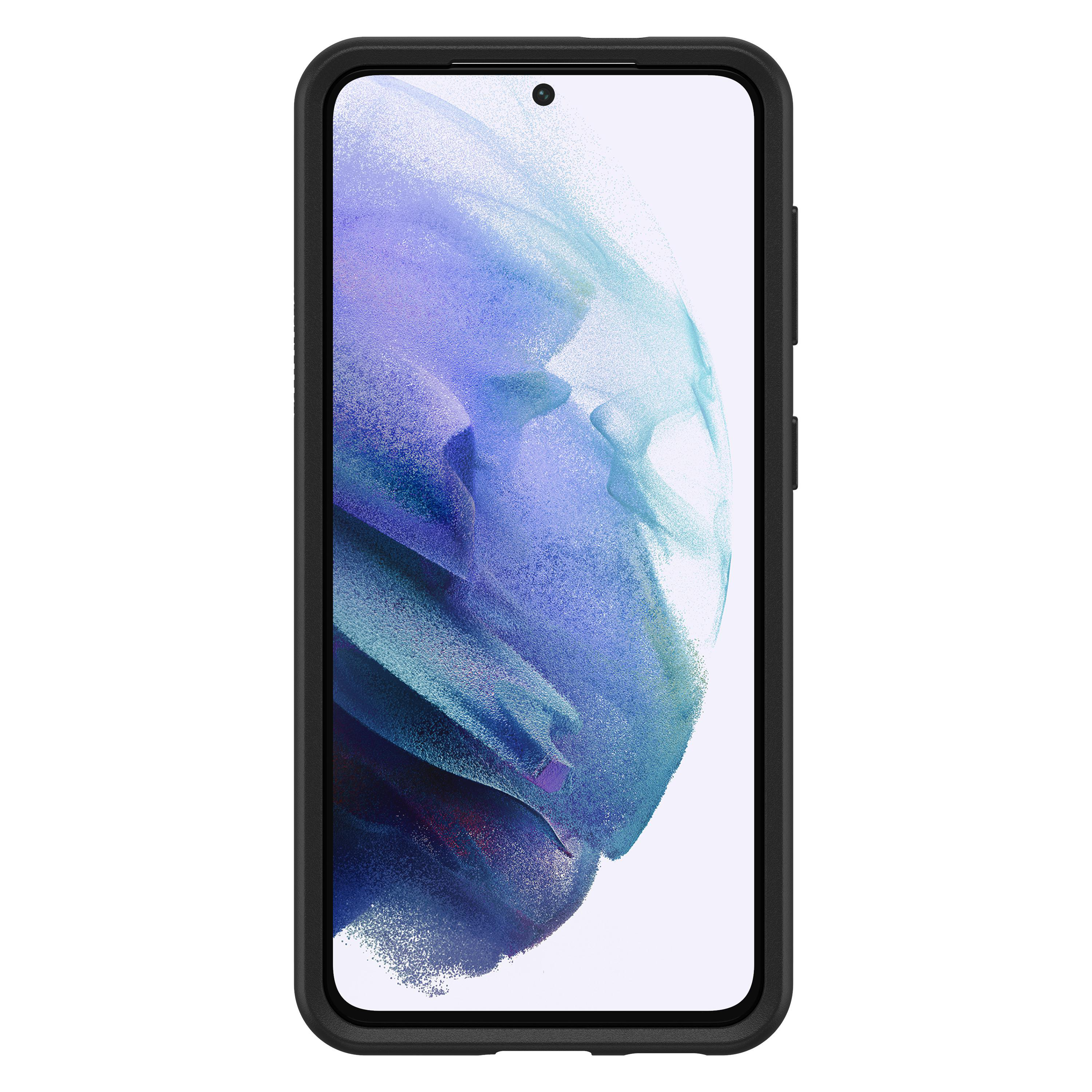 OTTERBOX Otter + Pop Symmetry, Backcover, Samsung, Galaxy S21, Schwarz