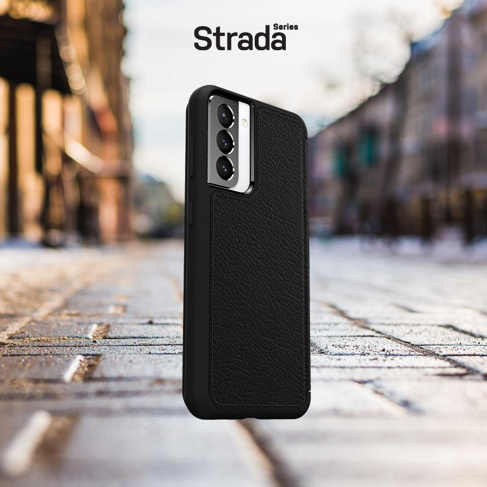 OTTERBOX Strada, Full Cover, Samsung, Galaxy S21+, Schwarz