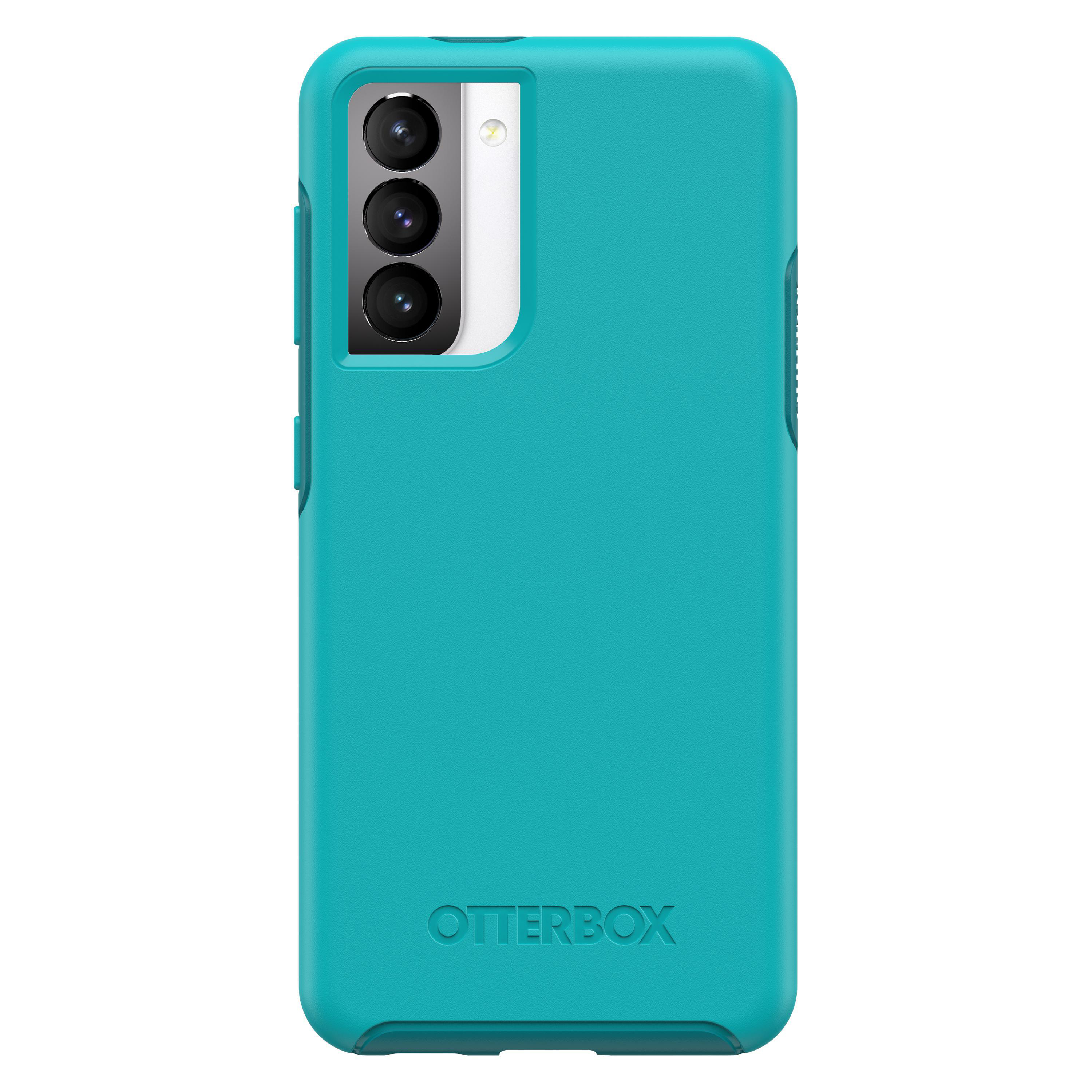 OTTERBOX Symmetry, Backcover, Samsung, Galaxy S21, Kandiszucker blau