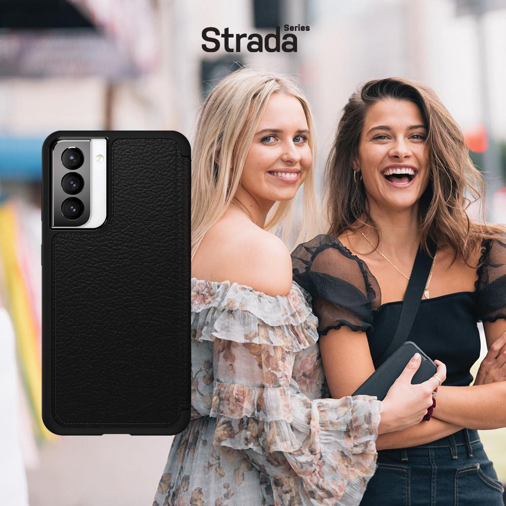 OTTERBOX Strada, Full Cover, Samsung, Galaxy S21+, Schwarz