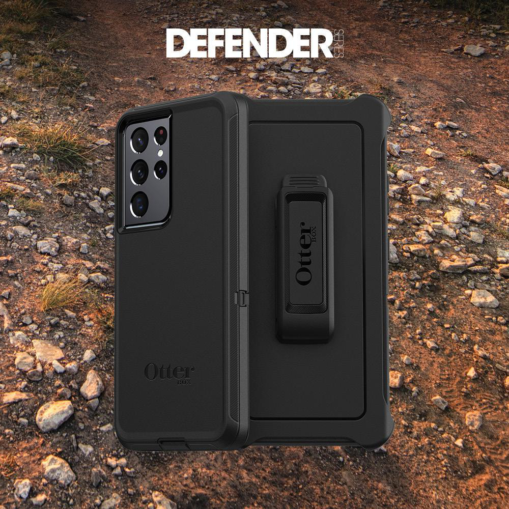OTTERBOX Defender, Backcover, Samsung, Galaxy S21 Ultra, Schwarz