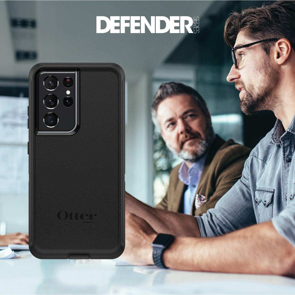 OTTERBOX Defender, Backcover, Samsung, Galaxy S21 Ultra, Schwarz