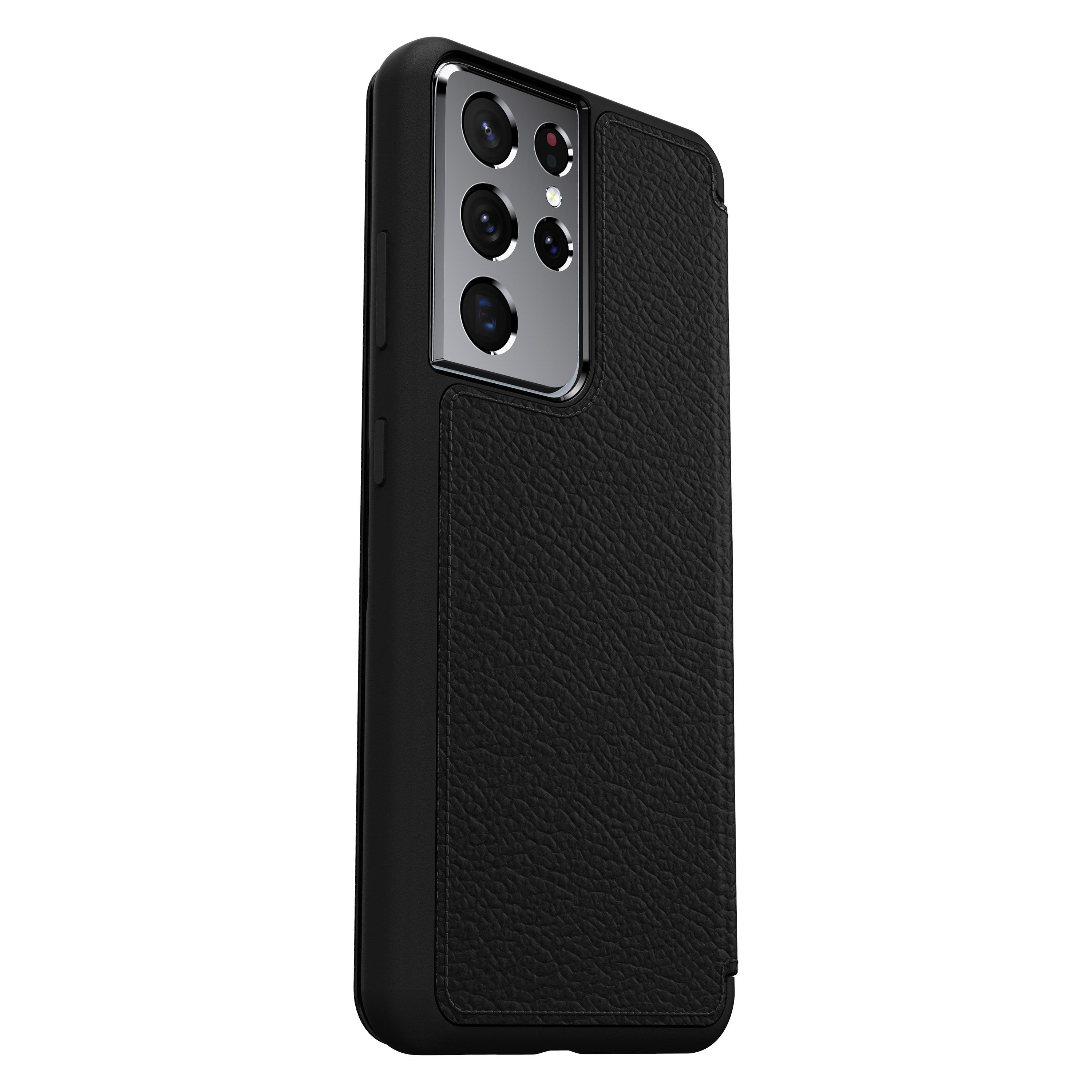 OTTERBOX Strada, Full Cover, Samsung, Galaxy S21 Ultra, Schwarz