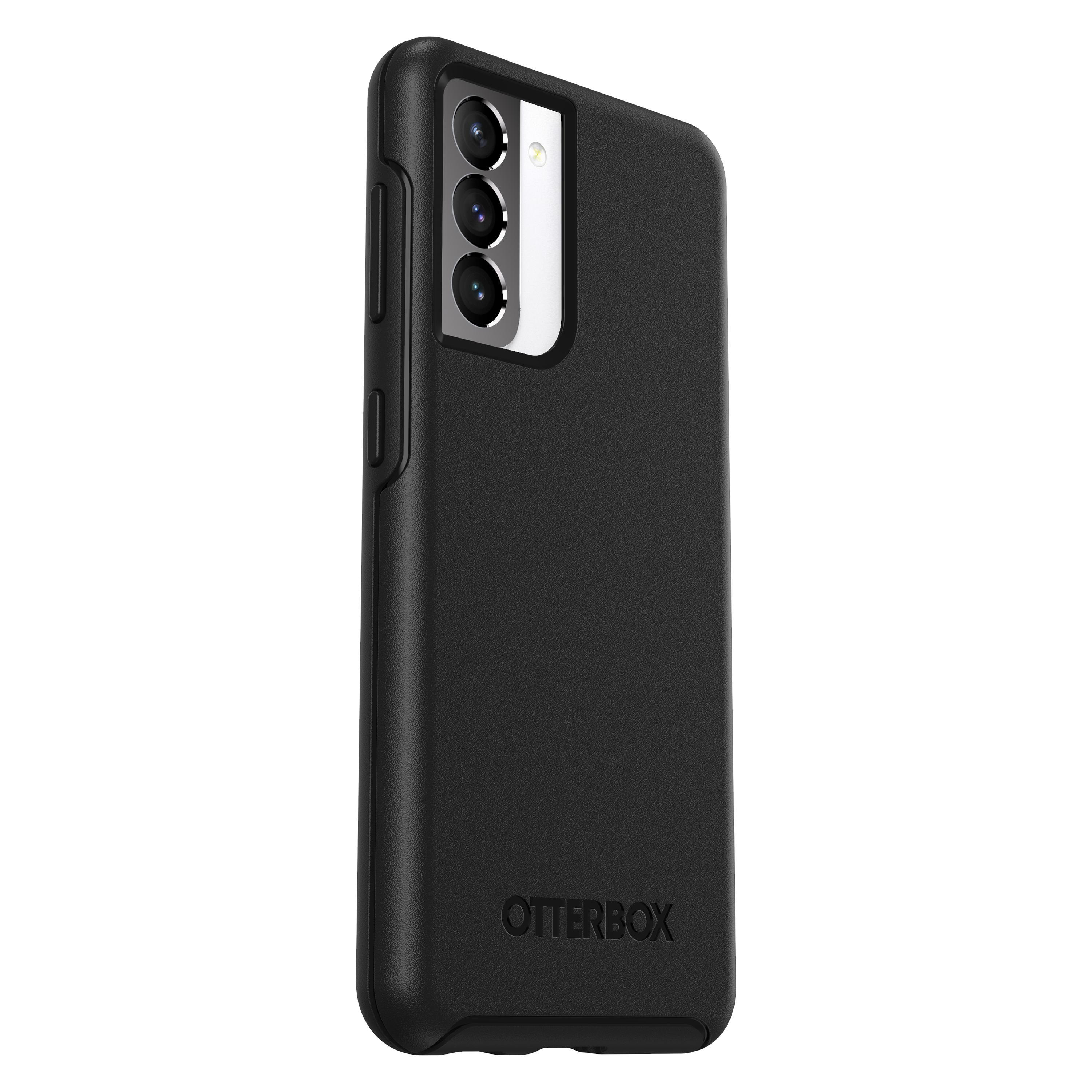 OTTERBOX Symmetry, Backcover, Samsung, Galaxy S21, Schwarz