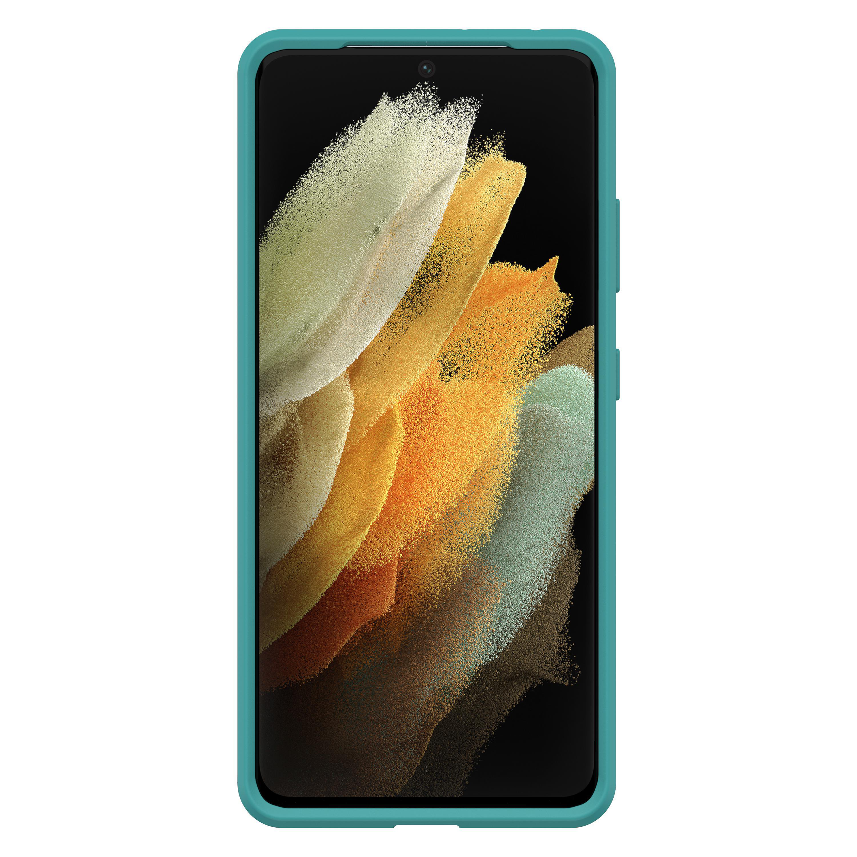 OTTERBOX React, Backcover, Samsung, Galaxy S21 Ultra, Transparent/Blau