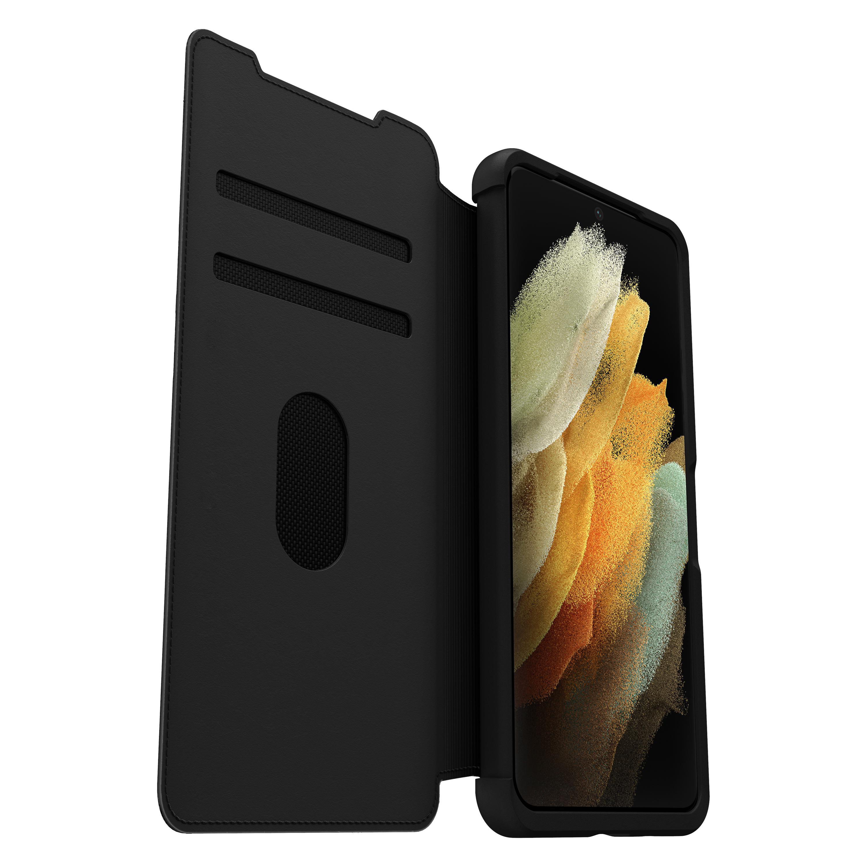 OTTERBOX Strada, Full Cover, Samsung, Galaxy S21 Ultra, Schwarz
