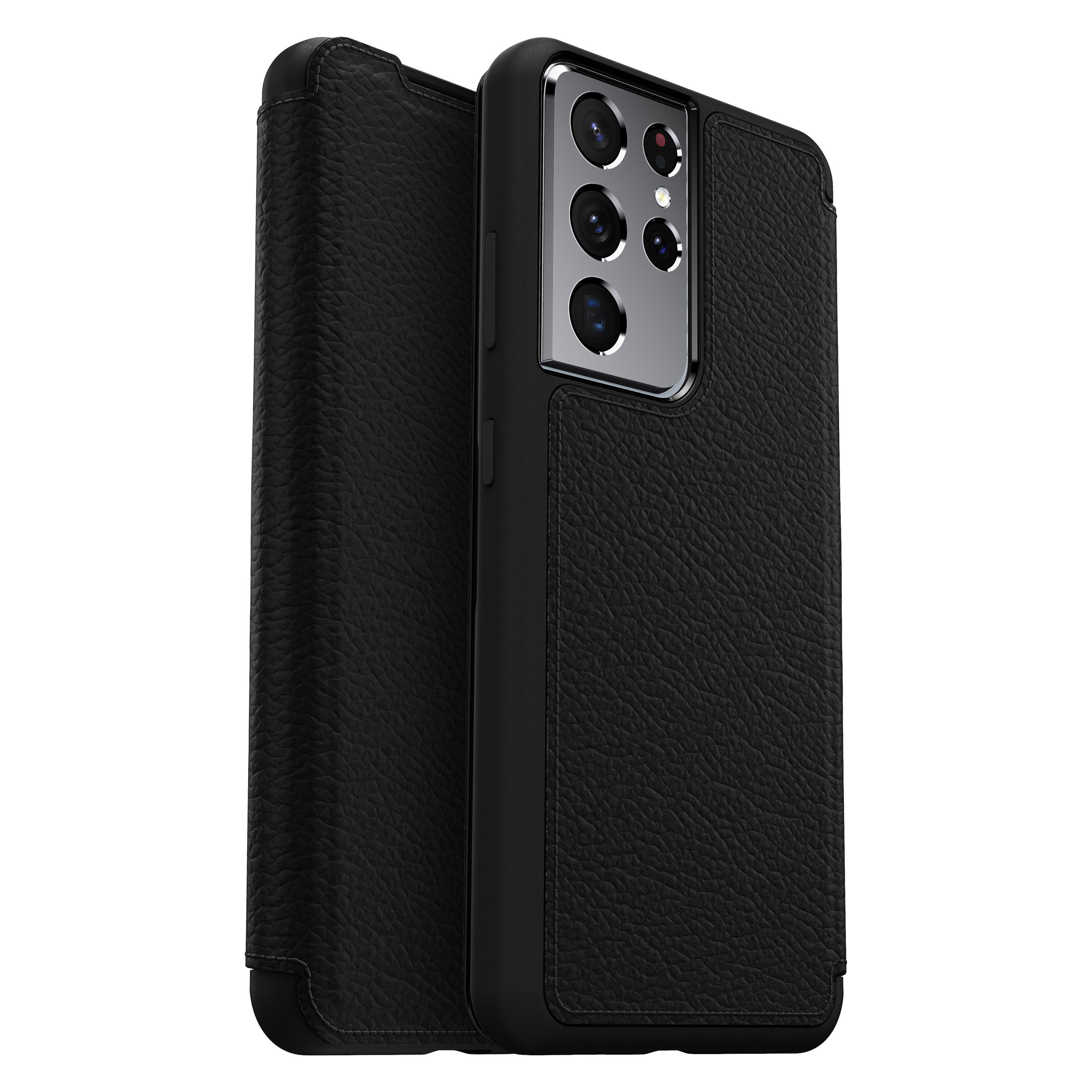 OTTERBOX Strada, Full Cover, Samsung, Galaxy S21 Ultra, Schwarz