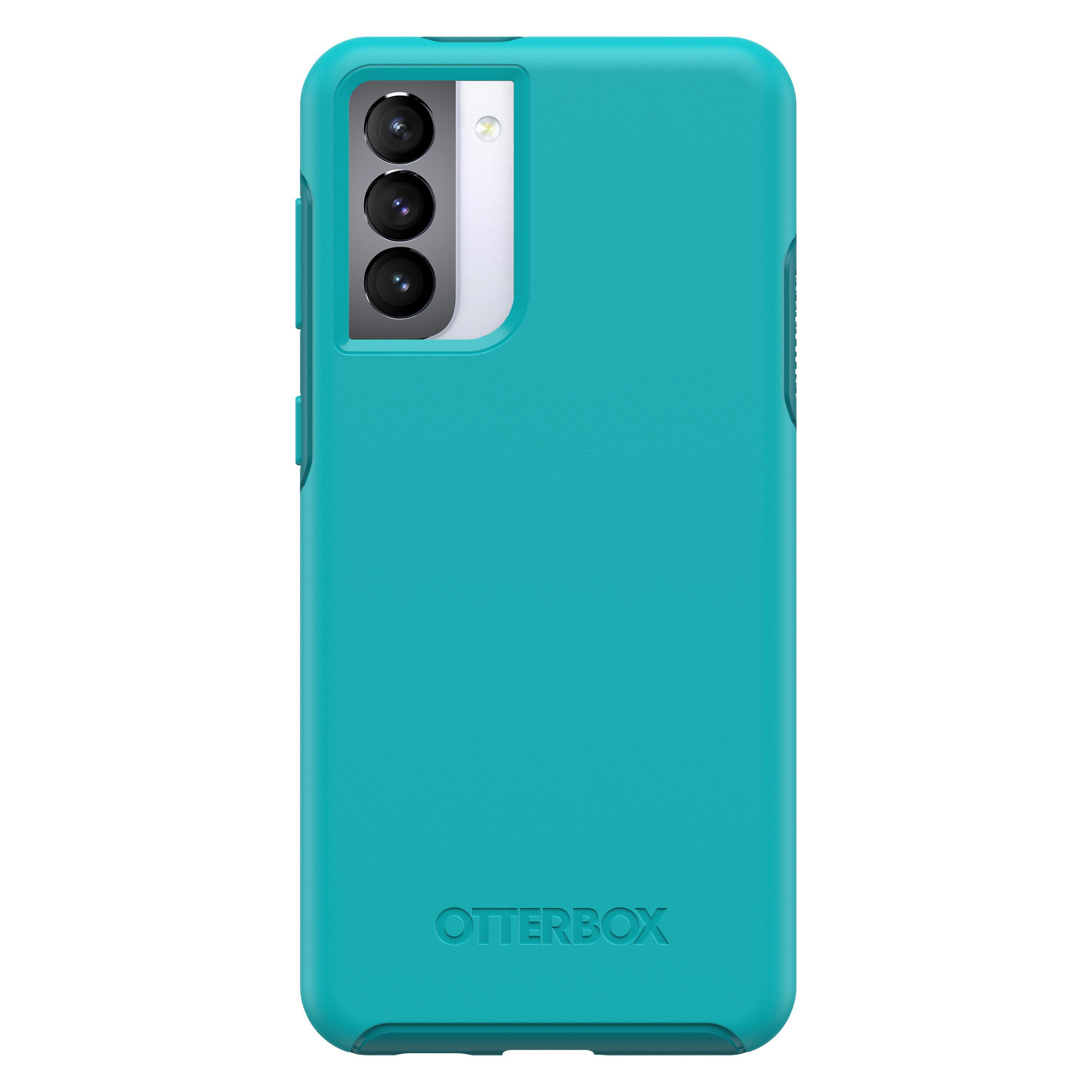 OTTERBOX Symmetry, Backcover, Samsung, Galaxy S21+, Kandiszucker blau