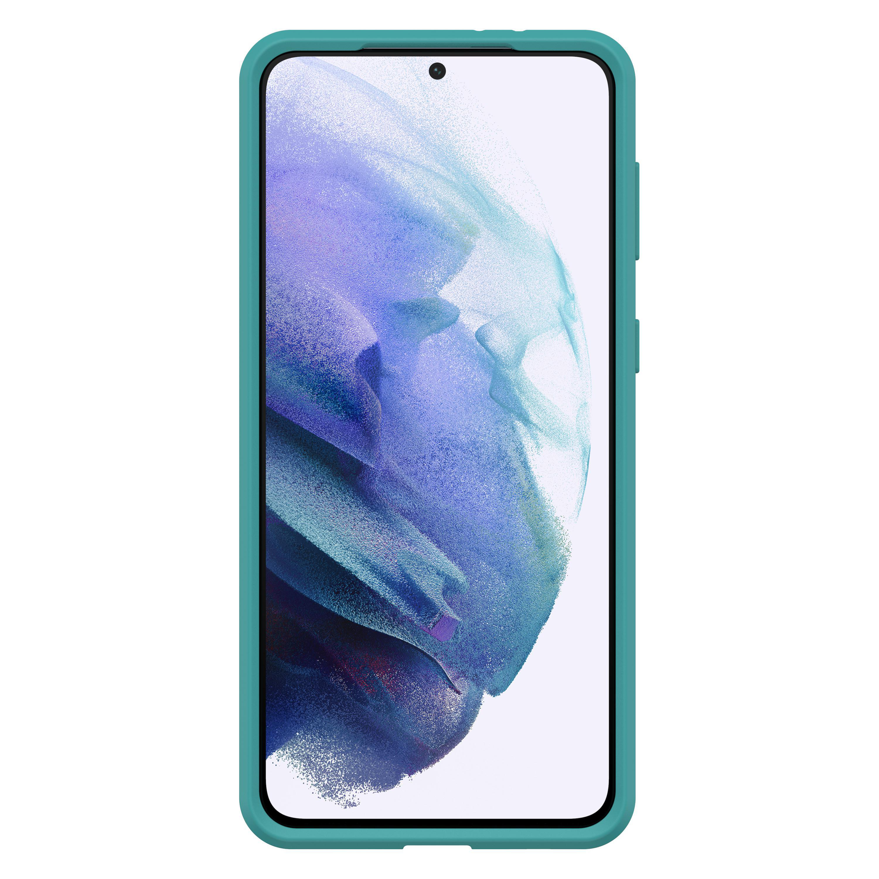 OTTERBOX React, Backcover, Samsung, Galaxy S21+, Transparent/Blau