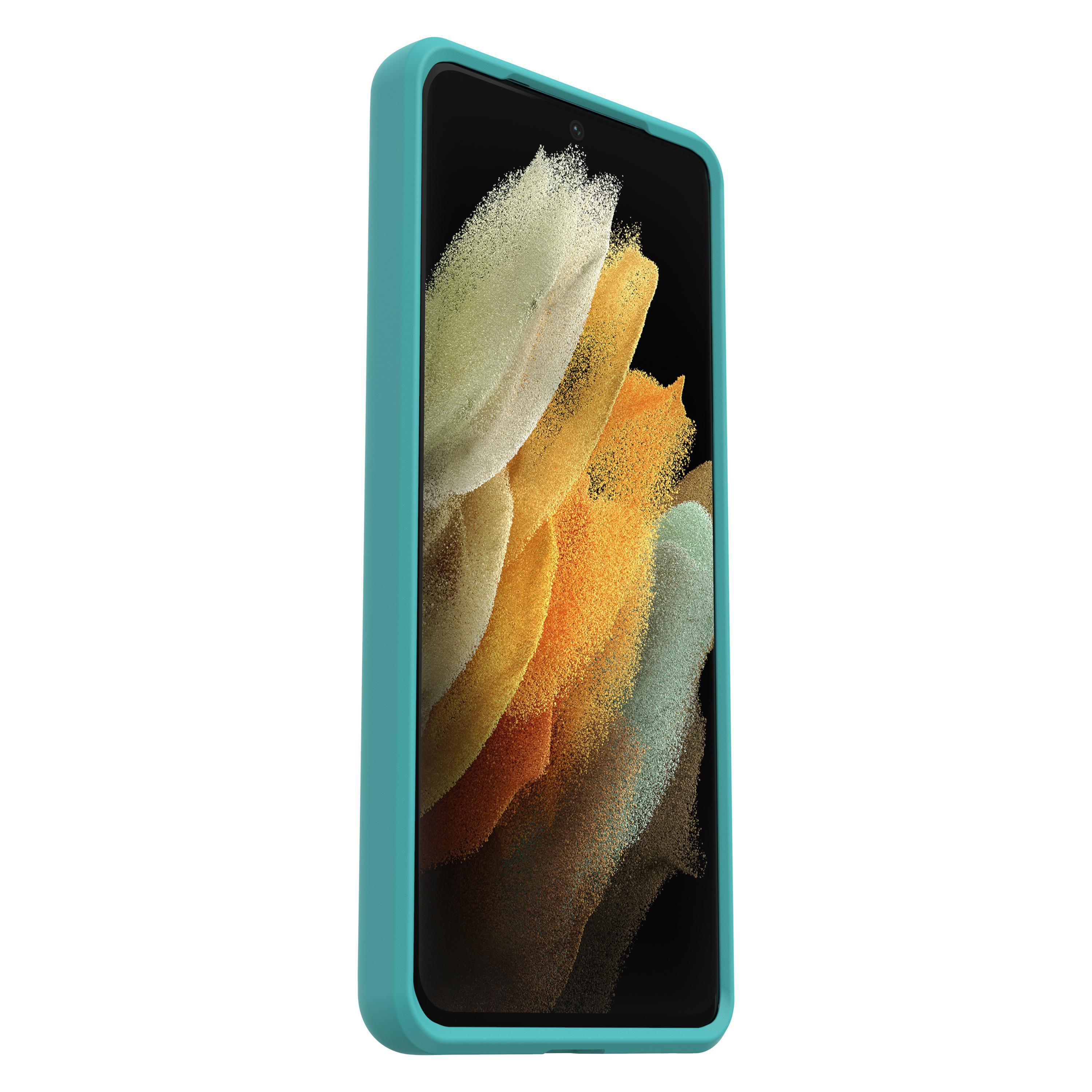 OTTERBOX React, Backcover, Samsung, Galaxy S21 Ultra, Transparent/Blau