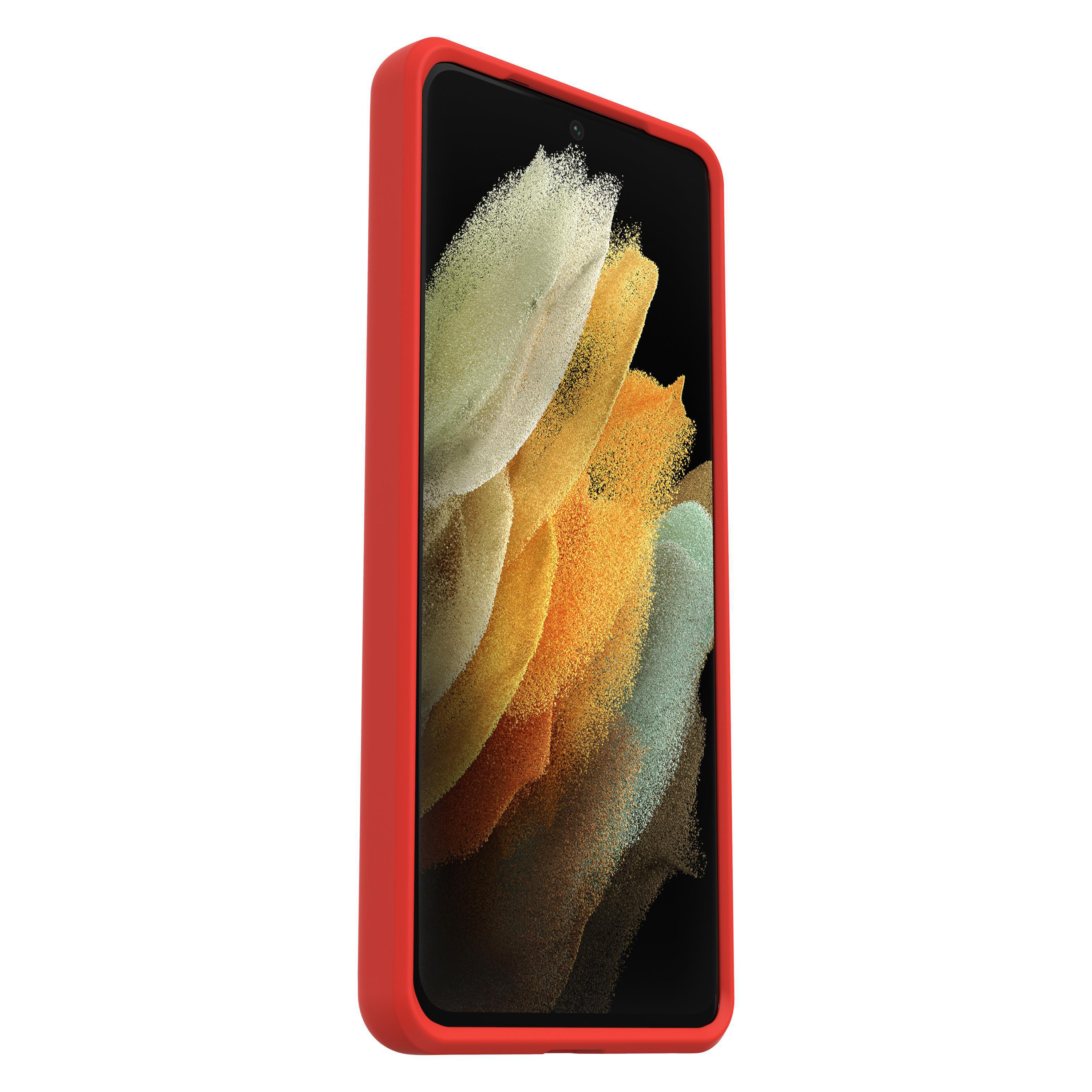 OTTERBOX React, Backcover, Samsung, Galaxy S21 Ultra, Transparent/Rot