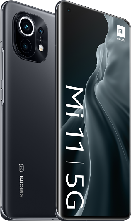 Móvil - Xiaomi Mi 11 5G, Negro, 256 GB, 8 GB RAM, 6.81" WQHD+, Qualcomm® Snapdragon™ 888, 4600 mAh, Android