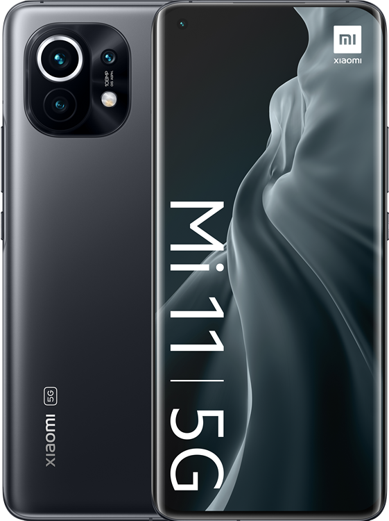 Móvil - Xiaomi Mi 11 5G, Negro, 256 GB, 8 GB RAM, 6.81" WQHD+, Qualcomm® Snapdragon™ 888, 4600 mAh, Android