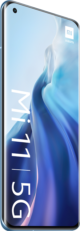 Móvil - Xiaomi Mi 11 5G, Azul, 256 GB, 8 GB RAM, 6.81" WQHD+, Qualcomm® Snapdragon™ 888, 4600 mAh, Android