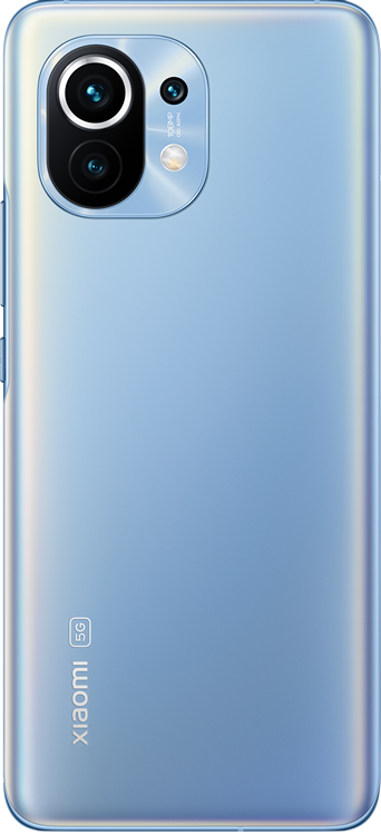 Móvil - Xiaomi Mi 11 5G, Azul, 256 GB, 8 GB RAM, 6.81" WQHD+, Qualcomm® Snapdragon™ 888, 4600 mAh, Android