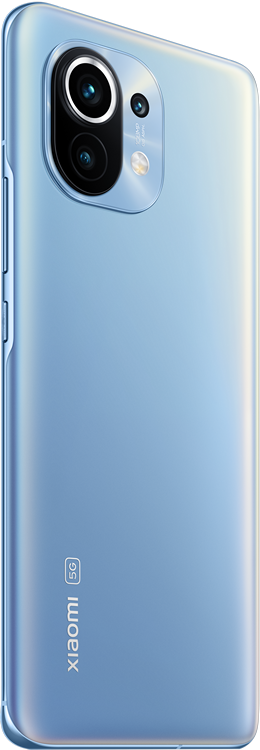Móvil - Xiaomi Mi 11 5G, Azul, 256 GB, 8 GB RAM, 6.81" WQHD+, Qualcomm® Snapdragon™ 888, 4600 mAh, Android