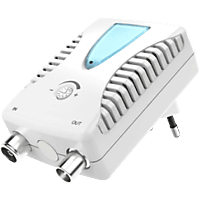 Amplificador antena 00205234, BB/CATV, 25 db, Regulable, Blanco