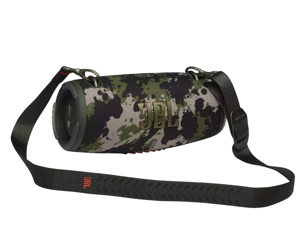 Altavoz inalámbrico - JBL Xtreme 3, 100 W, 15 Horas, Bluetooth 5.1, IP67, Power Bank, Camuflaje
